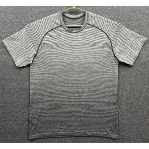 Lululemon Metal Vent Tech Shirt Mens XL Gray Silver 2.0 Seamless Crew Gym Tee
